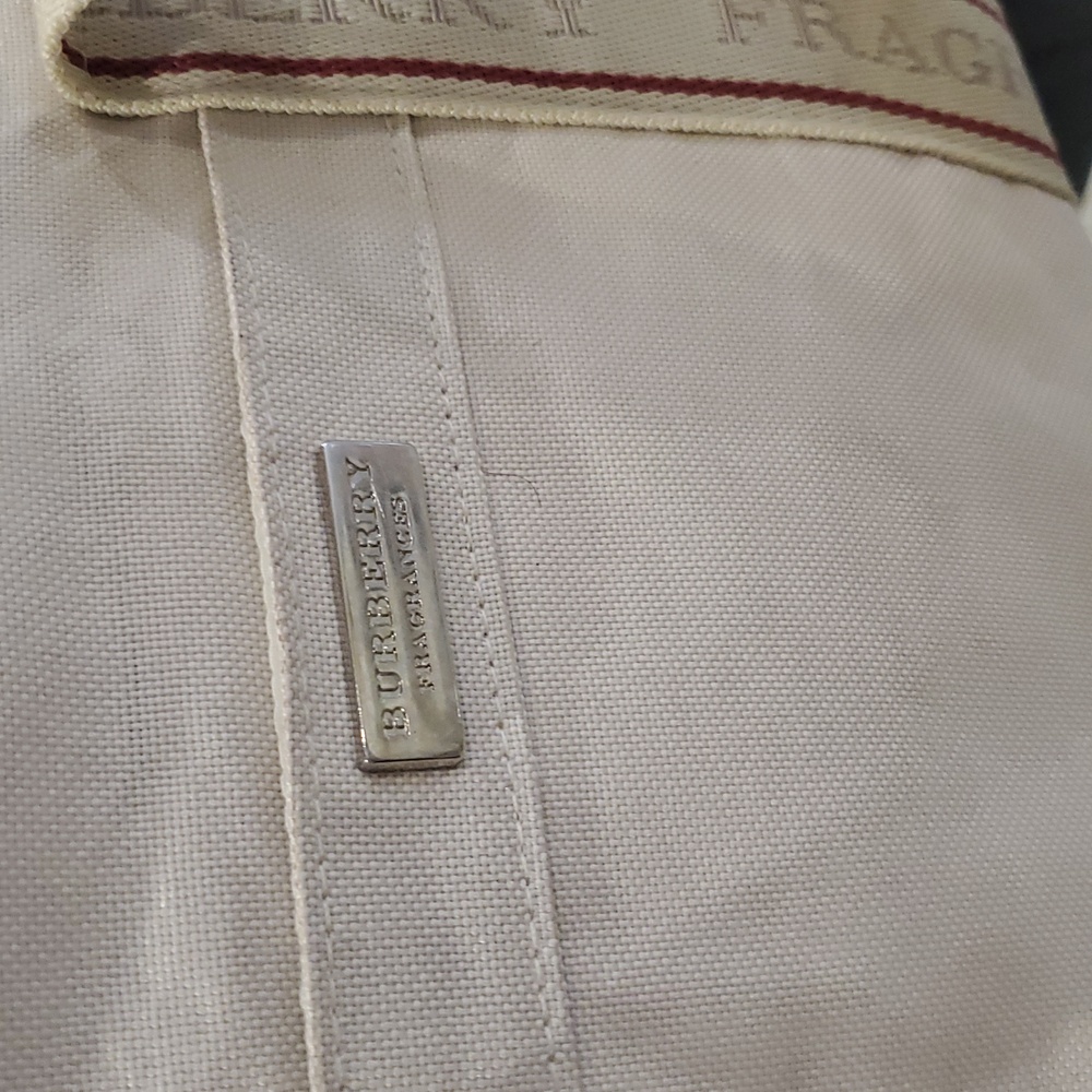Burberry Vintage Duffel Shoulder Gym Weekender Travel Bag - Picture 2 of 11